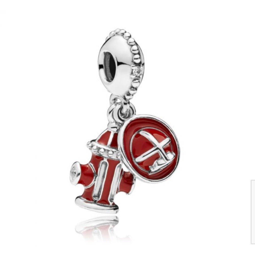 Authentic Firefighter Pandora Charm